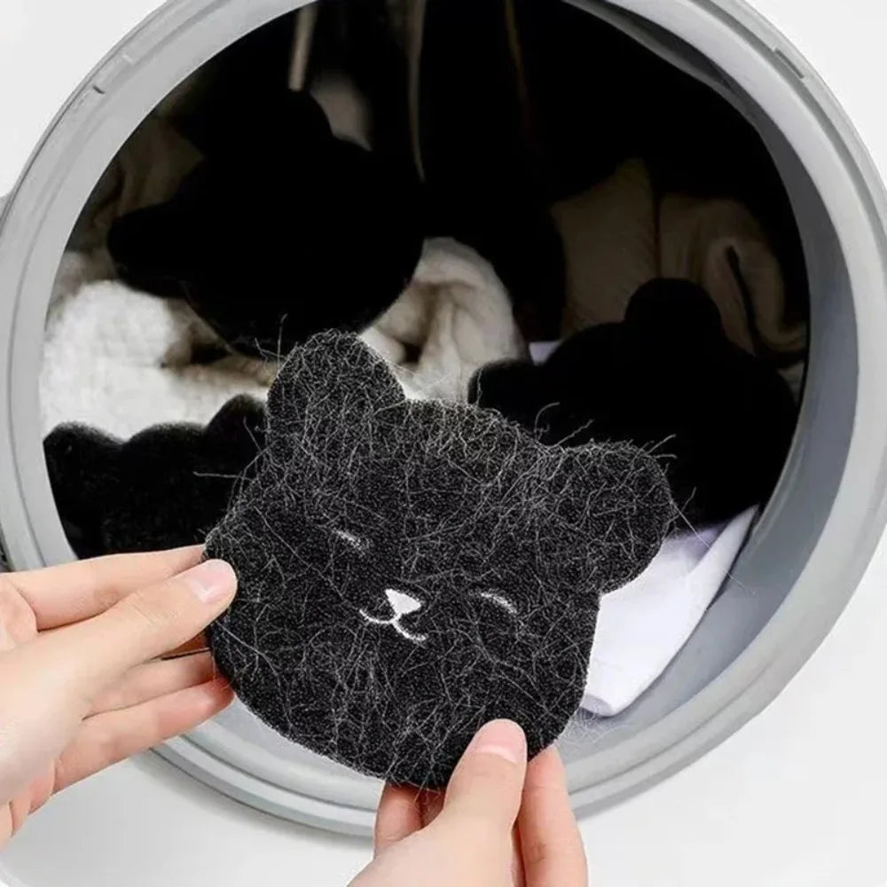 Reusable lint and pet hair remover sponge close-up